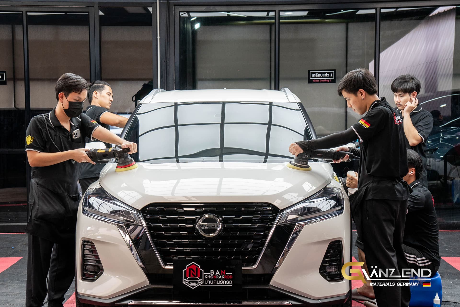 ขั้นตอนการขัดสี Nissan Kicks