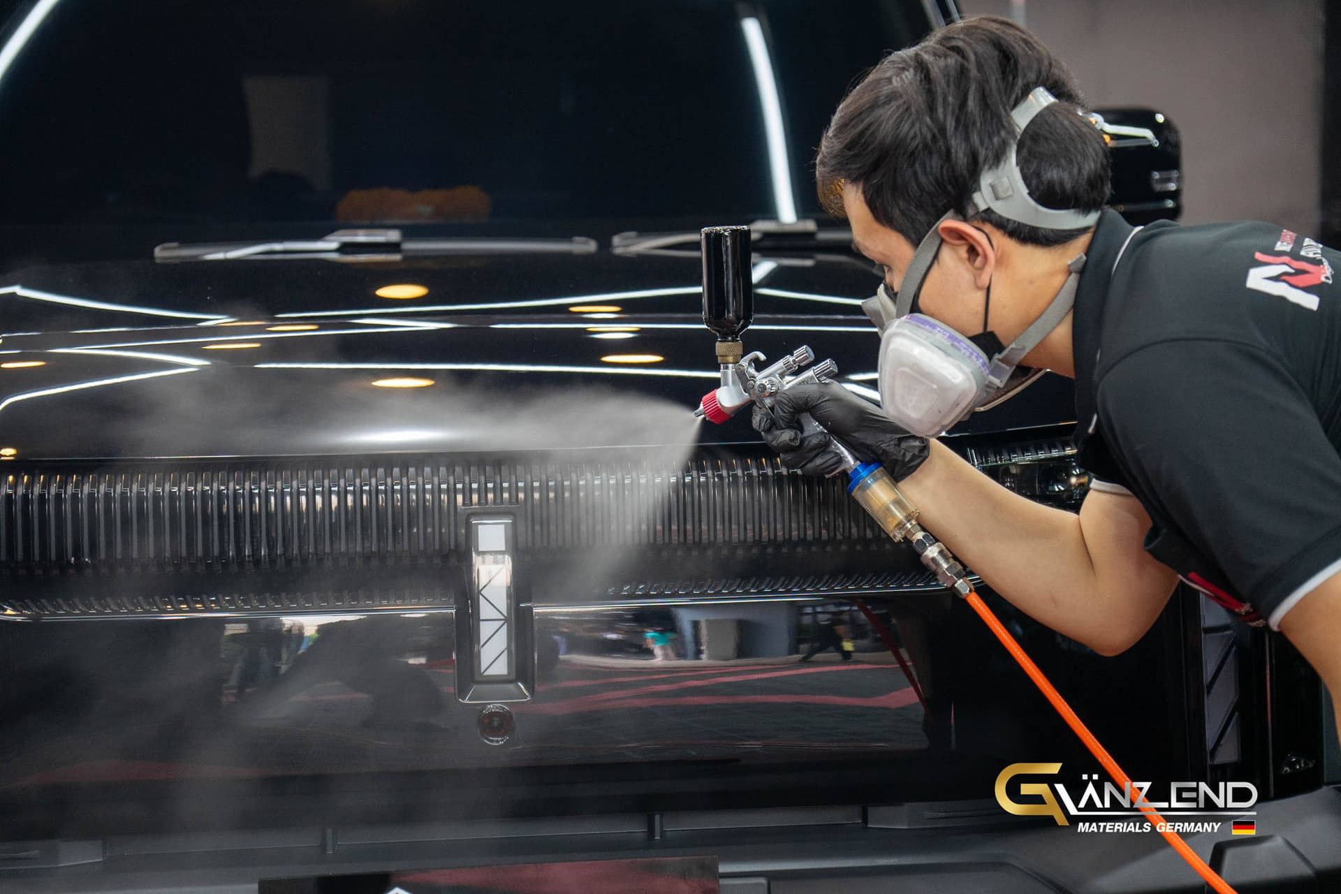 พ่นเคลือบกระจังหน้า GWM Tank 300