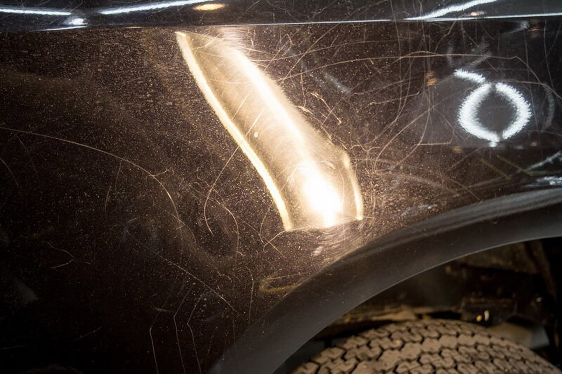 ความเสียหายของสีรถจากฟิล์ม PVC เกรดต่ำ