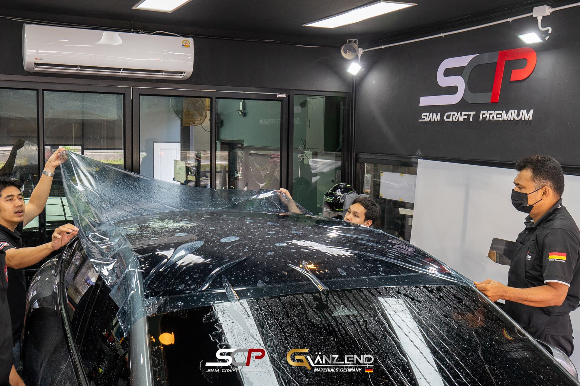 ติดตั้งฟิล์มนิรภัยซันรูฟ Sky Shield